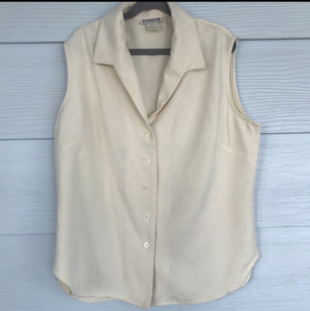 VINTAGE LIGHT CREAM SHIRT